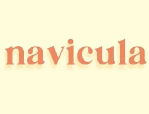 Navicula font