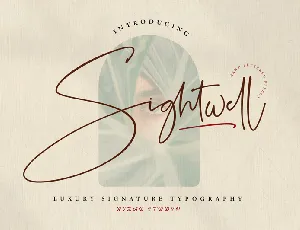 Sightwell Signature font