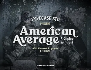 American Average font