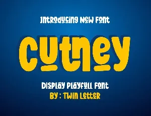 CUTNEY font