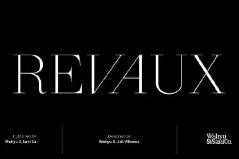 Revaux Serif font