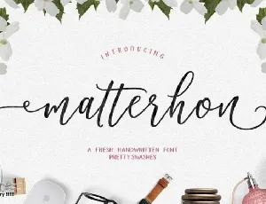 Matterhon Script font