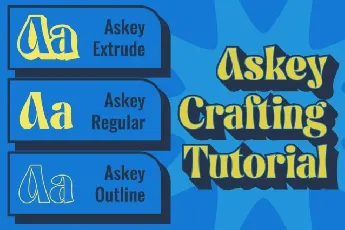 Askey 3D font