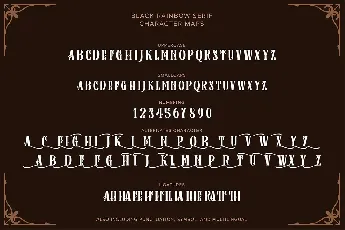 Black Rainbow Duo font