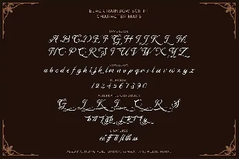 Black Rainbow Duo font