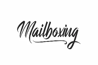 Mailboxing Demo font