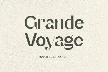 GrandeFoyage font