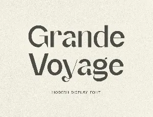 GrandeFoyage font