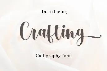 Crafting font