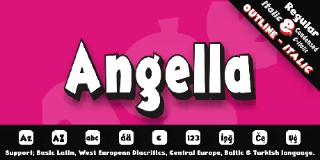 Angella font