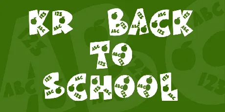 KR Back To School font