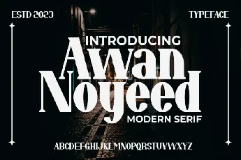 Awan Noyeed font