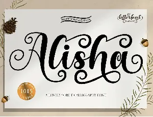 Alisha font