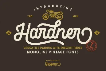 Hardner Vintage font