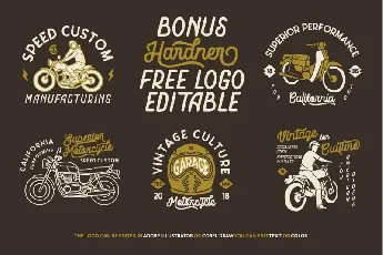 Hardner Vintage font