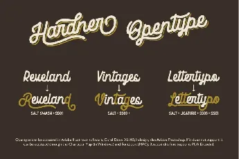 Hardner Vintage font