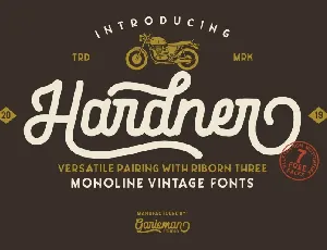 Hardner Vintage font