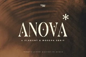 Anova font