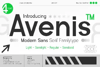 Avenis font