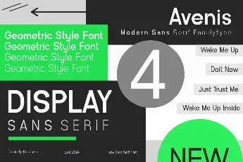 Avenis font