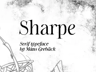 Sharpe Family font