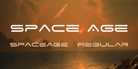 Space Age font