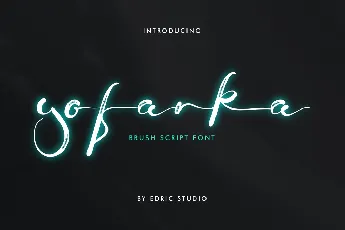 Yofanka Demo font