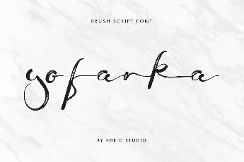 Yofanka Demo font