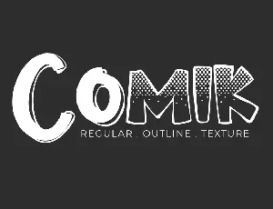 Comik Demo font