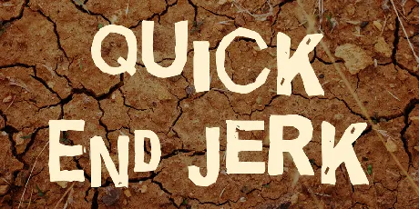 Quick End Jerk font