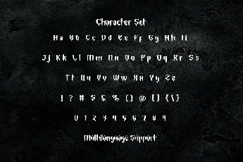 HorrorComicsDemo font