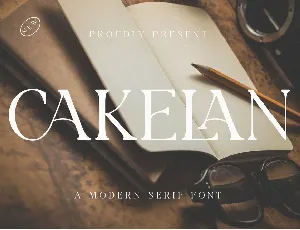 Cakelan font