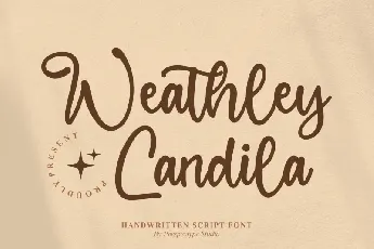 Weathley Candila font