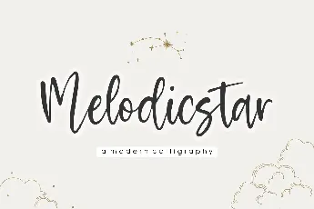 Melodicstar font