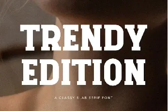 Trendy Edition font