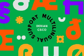 Derian font