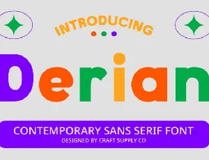 Derian font