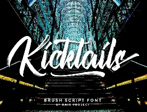 Kicktails Demo font