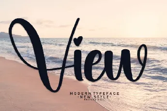 View Script font