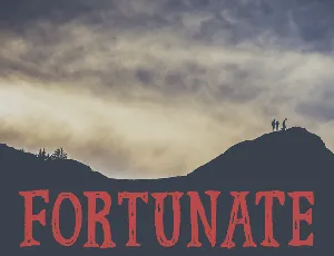 Fortunate DEMO font