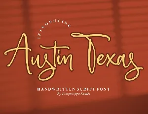 Austin Texas font