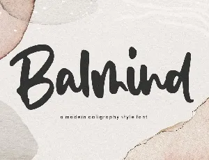 Balmind font