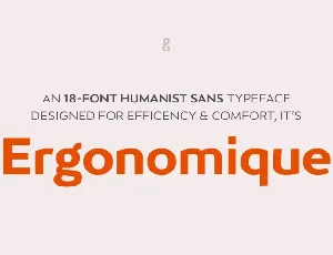 Ergonomique font