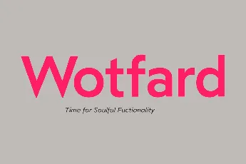 Wotfard font