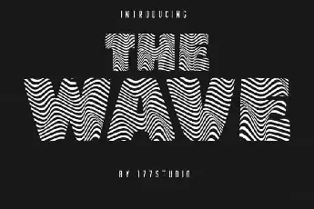 The Wave – Display font