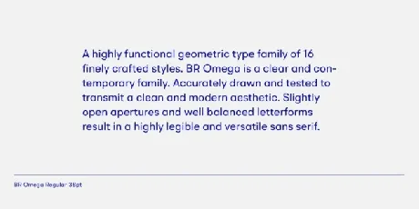 BR Omega Family font