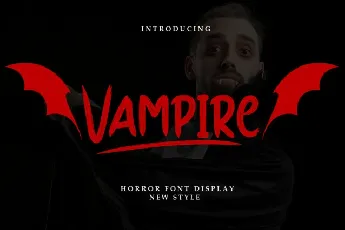 Vampires Display font