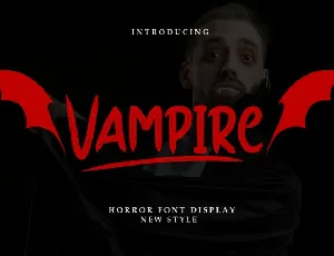 Vampires Display font