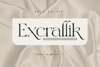 Excrallik font