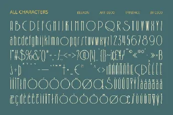 Belkon font